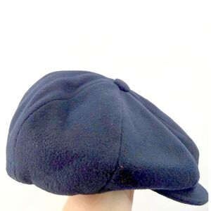 Selfter Associates by Framar S.r.l Italy Cashmere Wool  Cap Large Newsboy Blue